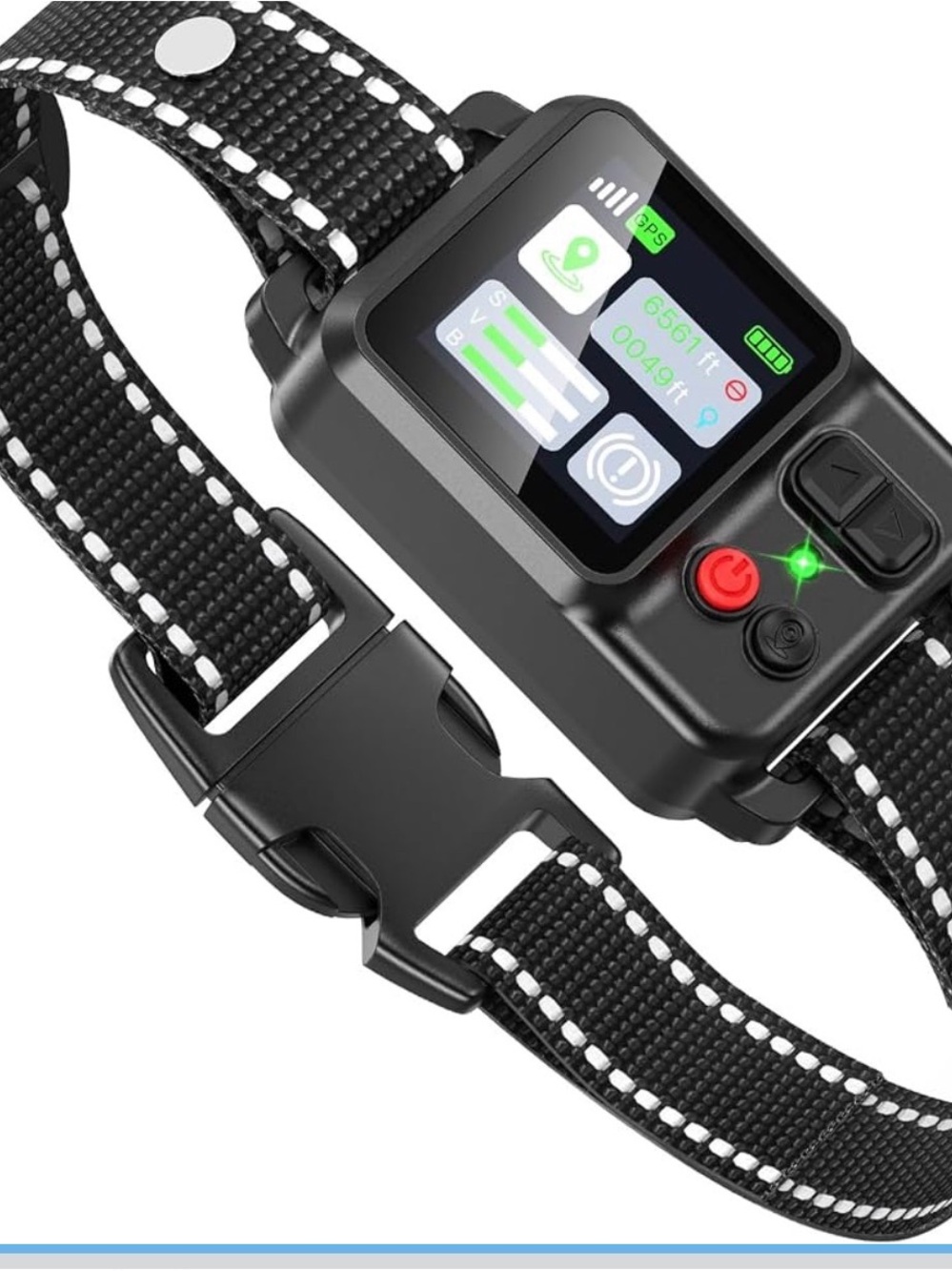 GPS Wireless Dog Fence System, IPX7 Waterproof, Adjustable range